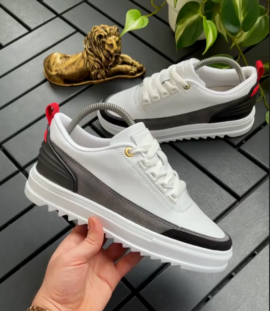 Leather Splicing Luxury Casual Board Shoes