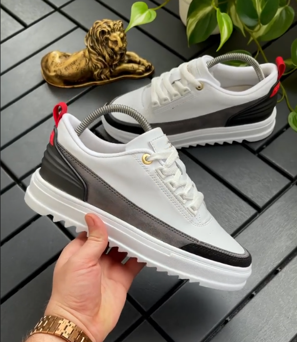 Leather Splicing Luxury Casual Board Shoes