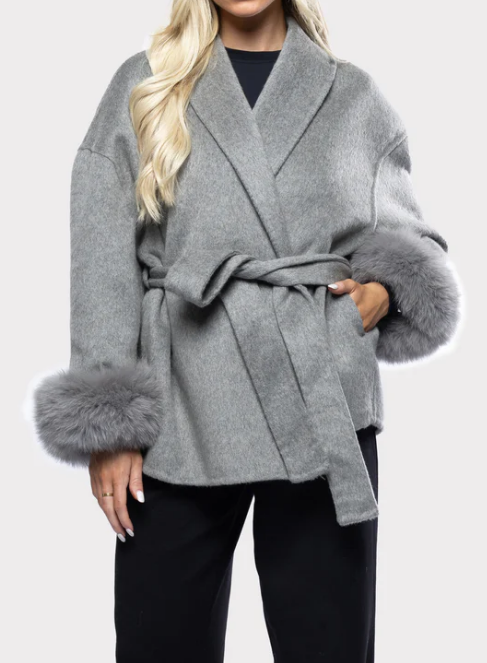 Faux Fur Casual Loose Lapel Coat