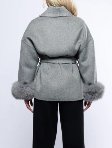 Faux Fur Casual Loose Lapel Coat