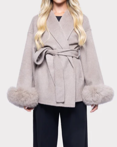 Faux Fur Casual Loose Lapel Coat
