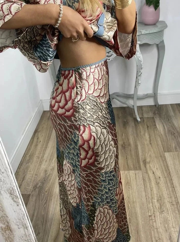 Cool and Breathable V-Neck Two-Piece Dress