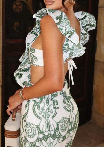 Embroidered Italian Cotton Dress