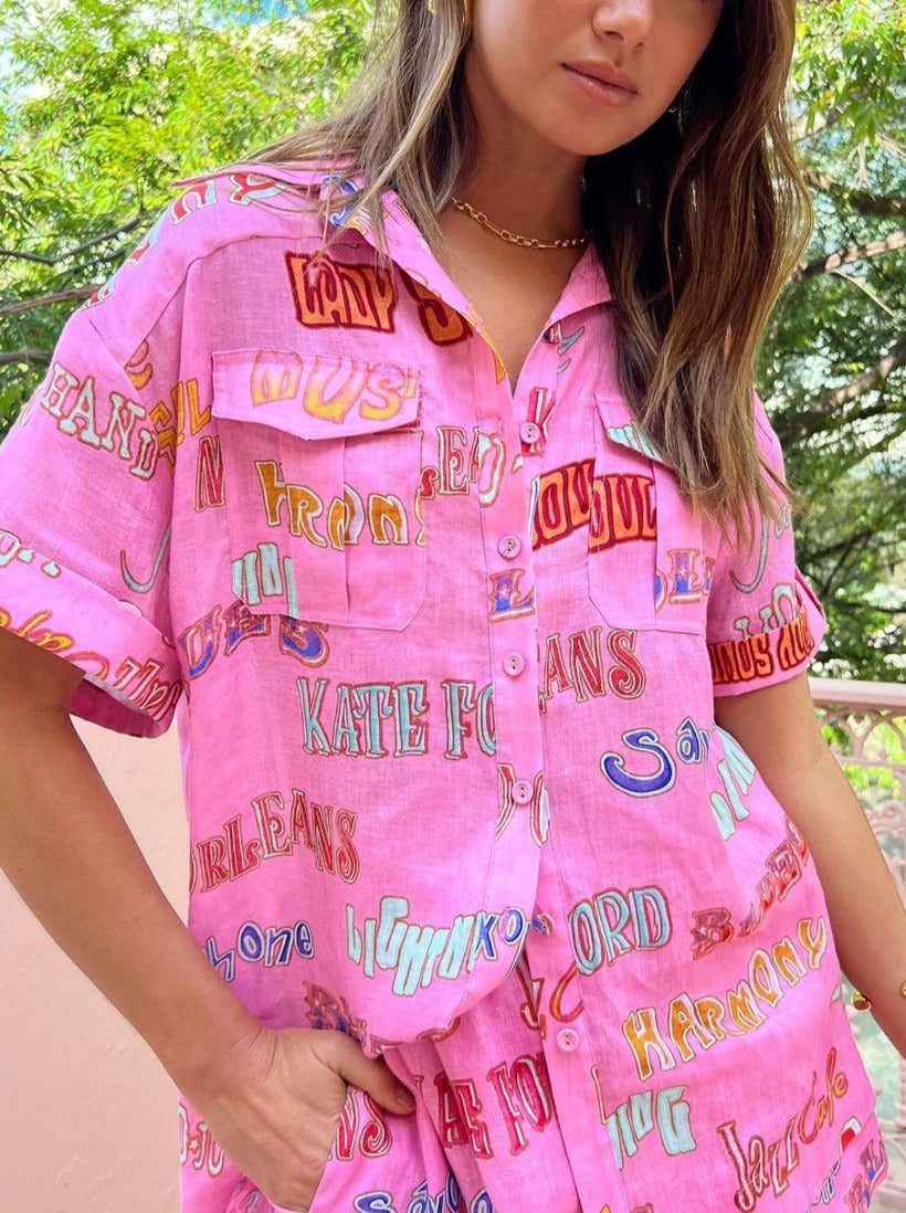Cavalcade Oversized Tee In Multi