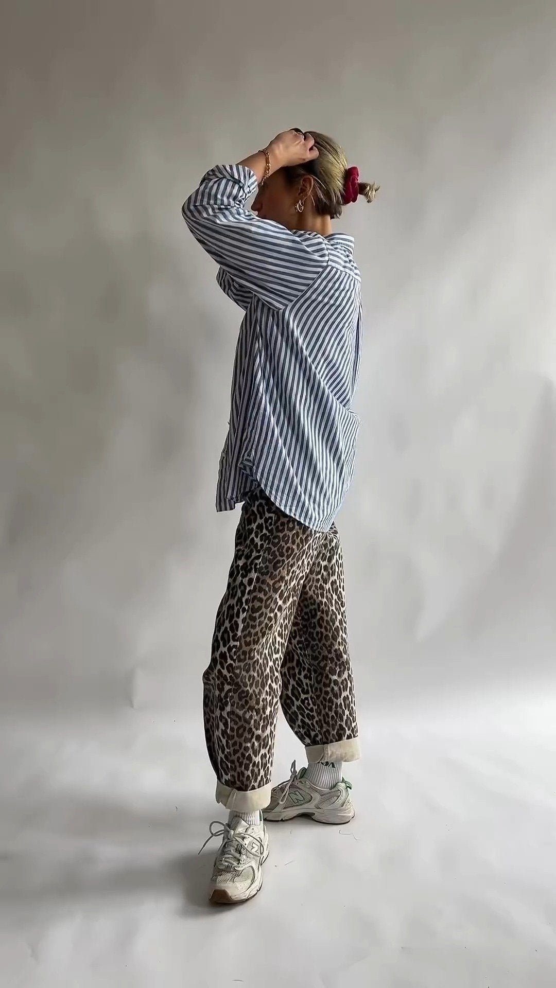 Leopard Betzy Cropped Jeans