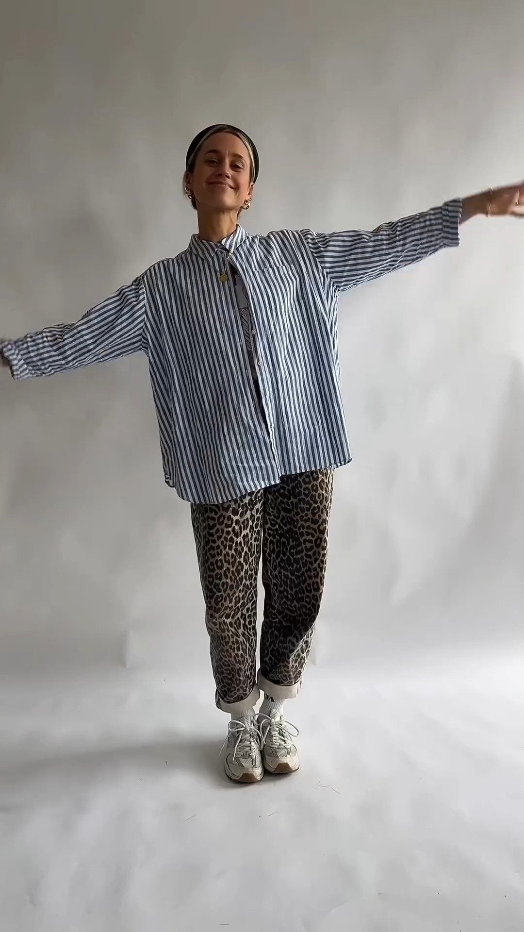 Leopard Betzy Cropped Jeans