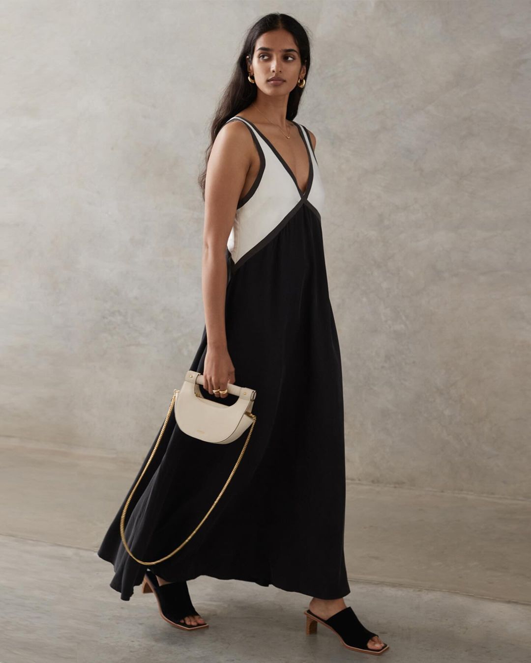 Loose Sleeveless Tank Top Color Dress