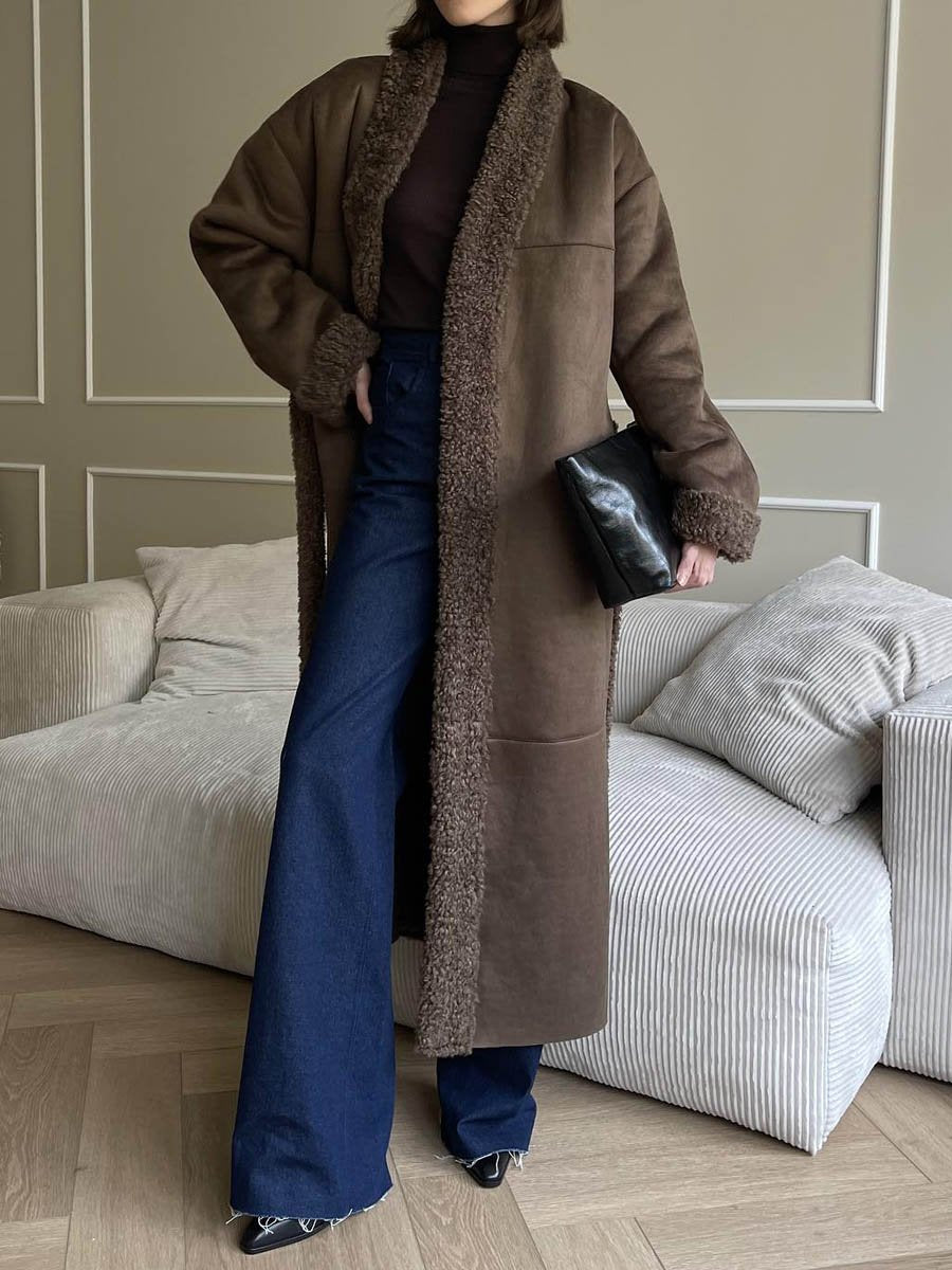 Reversible Faux Fur Coat