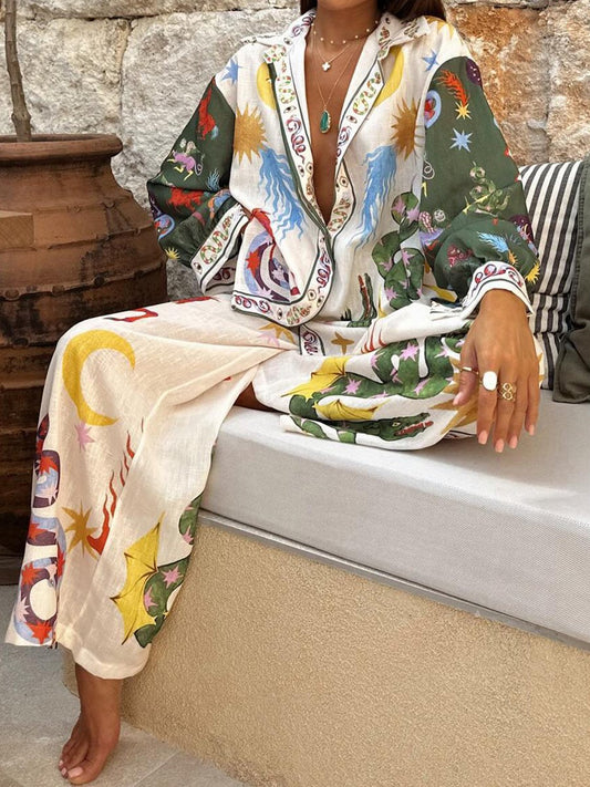 Print Two Pieces Set