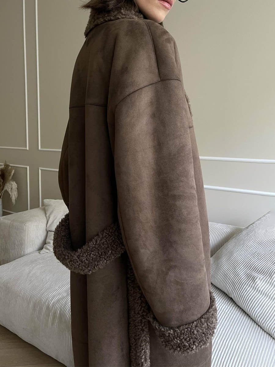 Reversible Faux Fur Coat