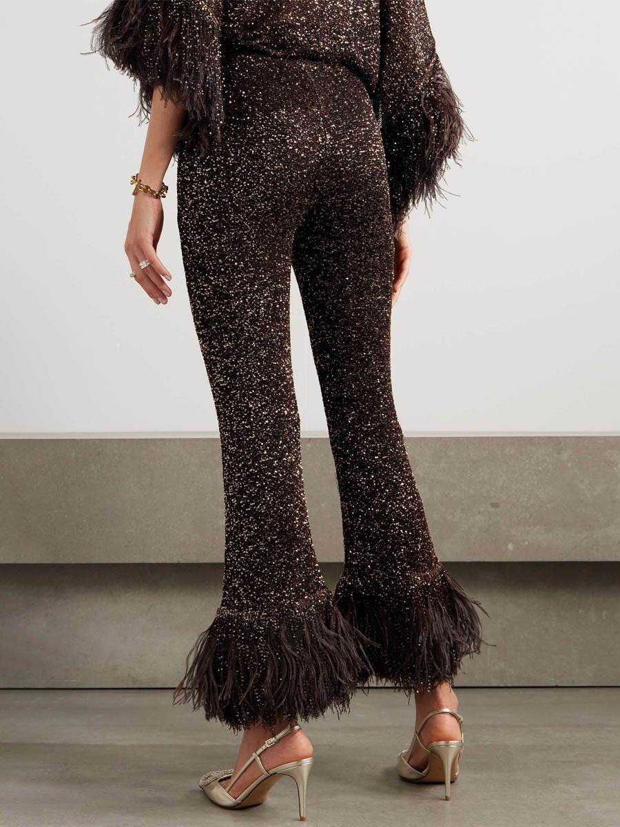 Sequin Tassel Suit