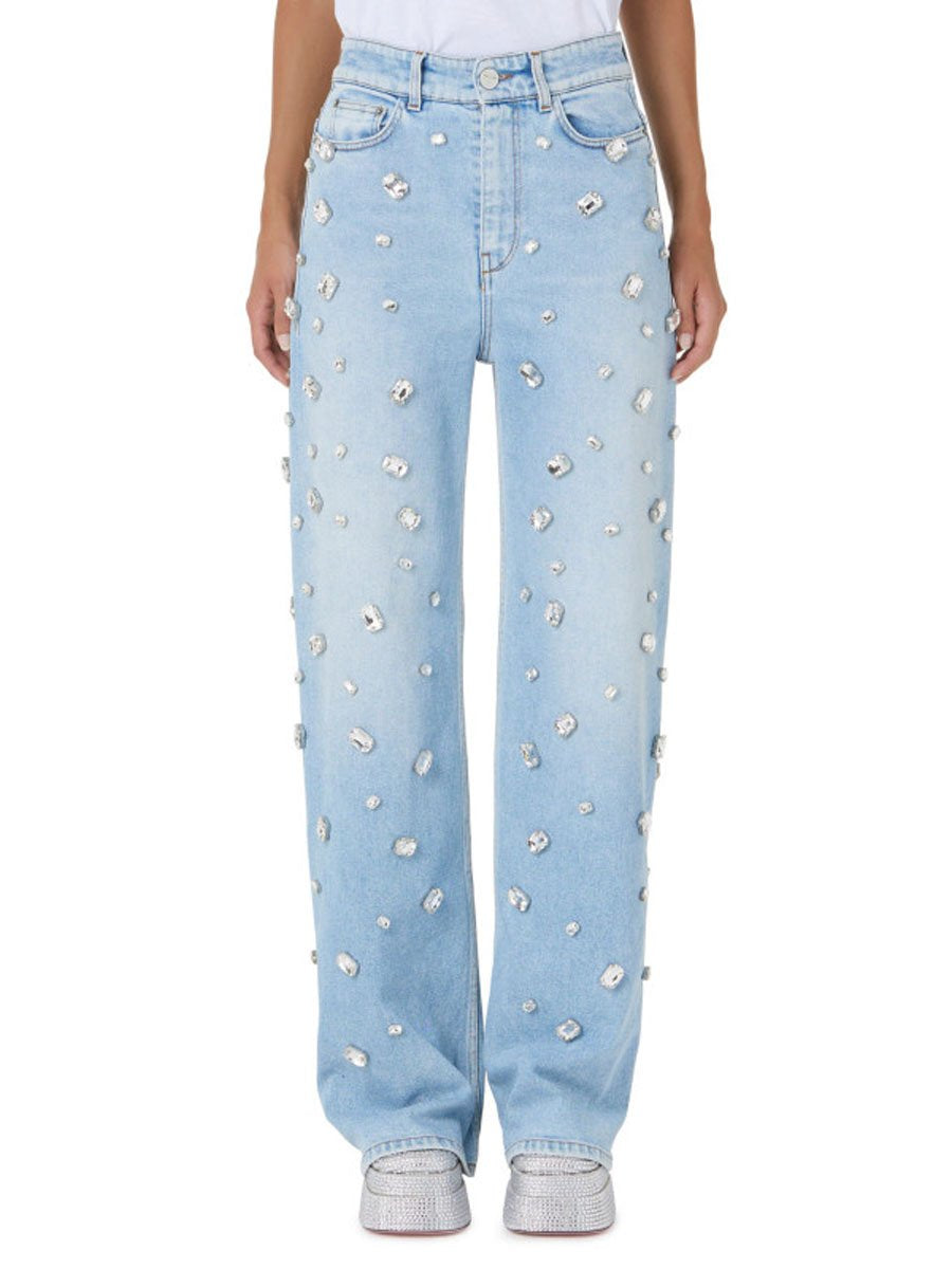 Rhinestone Denim Jeans