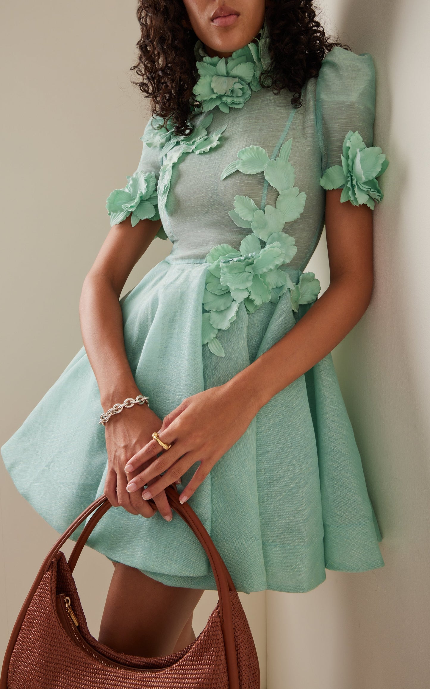 Lace Turtleneck Dress