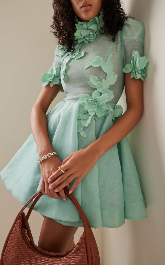 Lace Turtleneck Dress