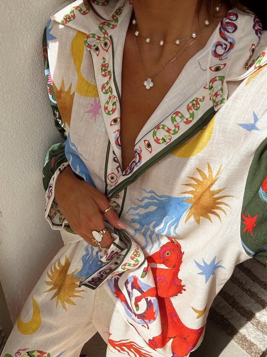 Print Two Pieces Set