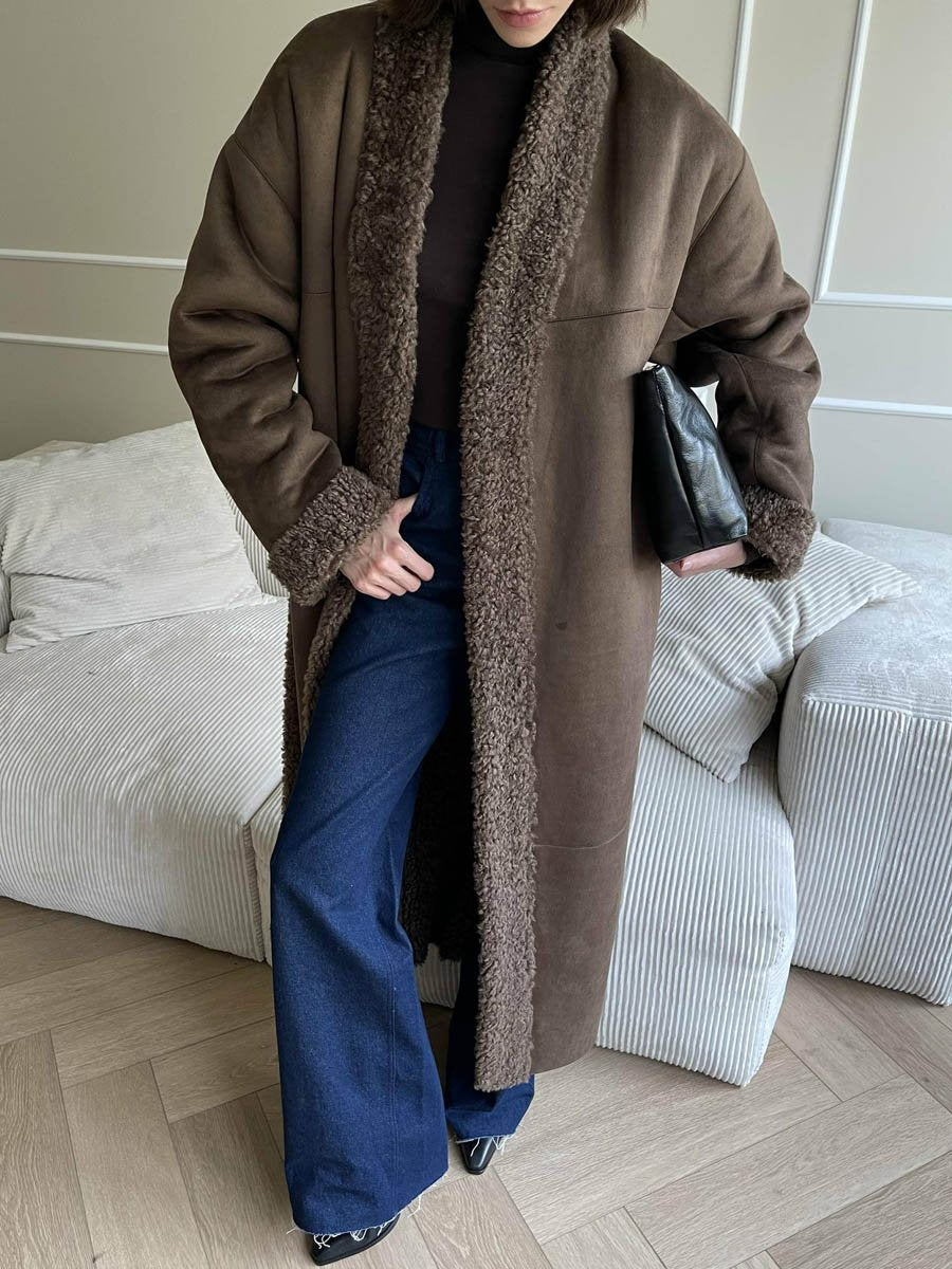 Reversible Faux Fur Coat