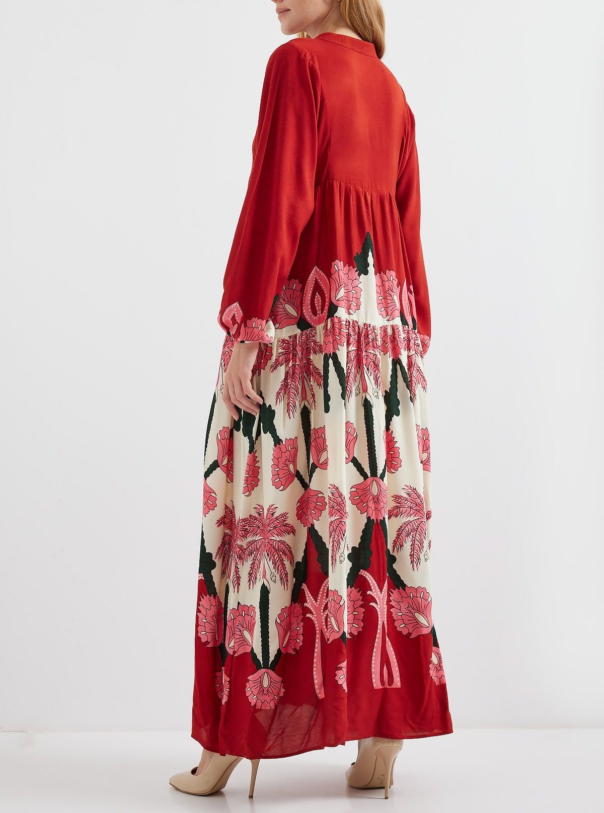 Pink Coconut Tree Dress