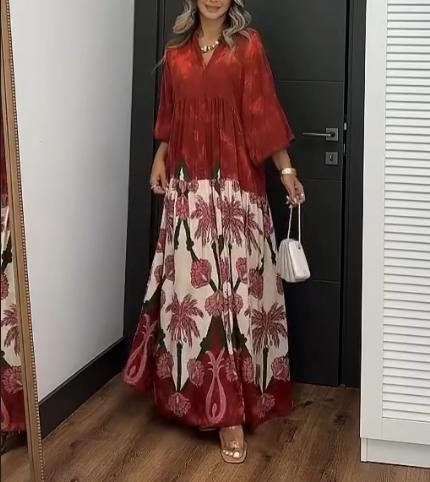 Pink Coconut Tree Dress