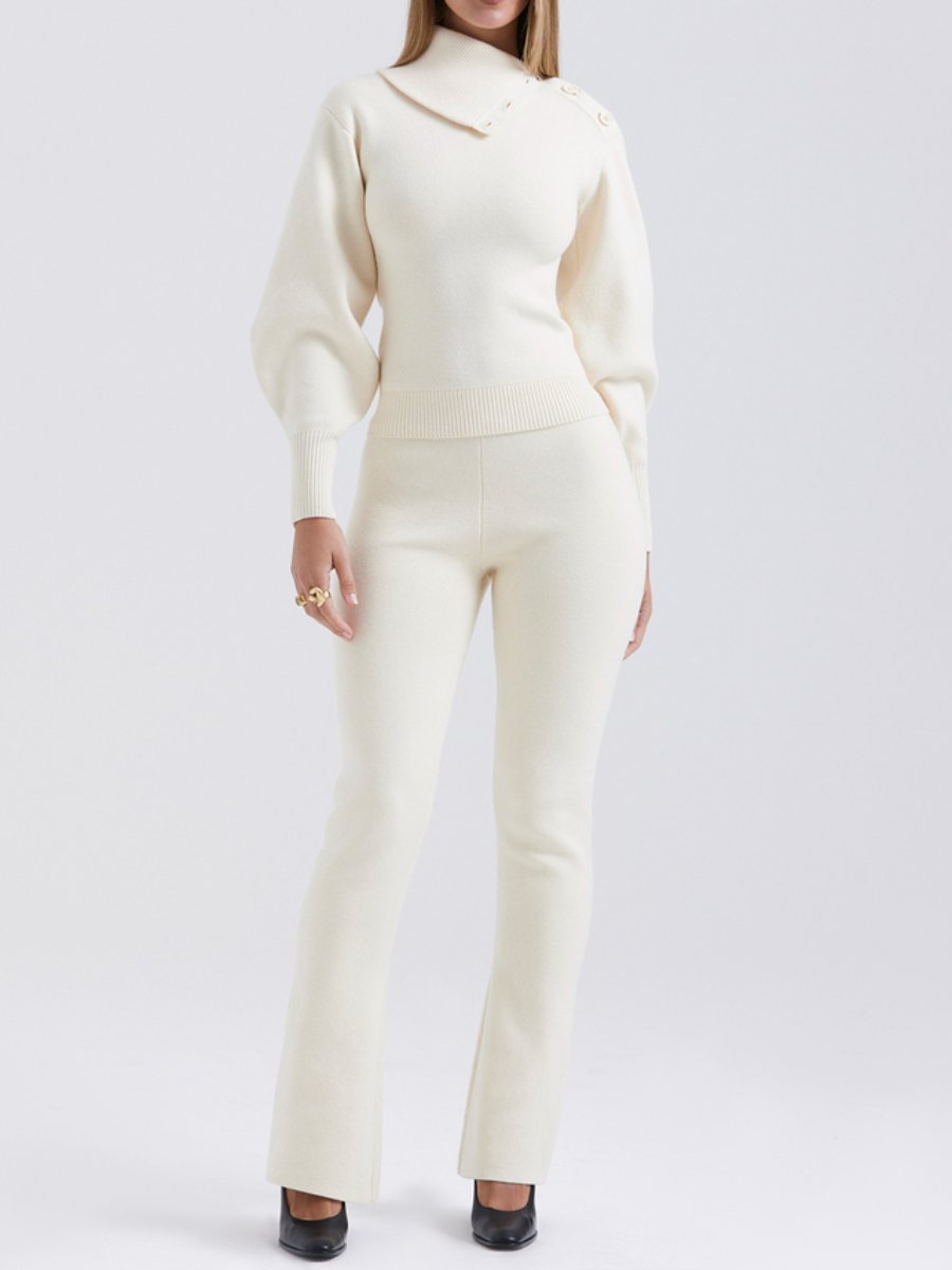 Elegant Knit Slim 2pc Set