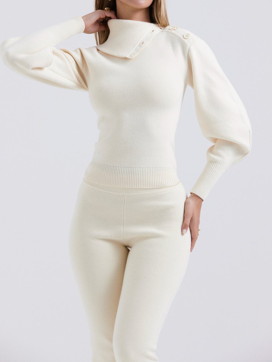 Elegant Knit Slim 2pc Set