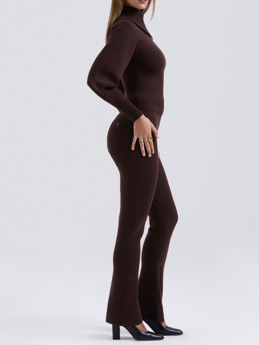 Elegant Knit Slim 2pc Set